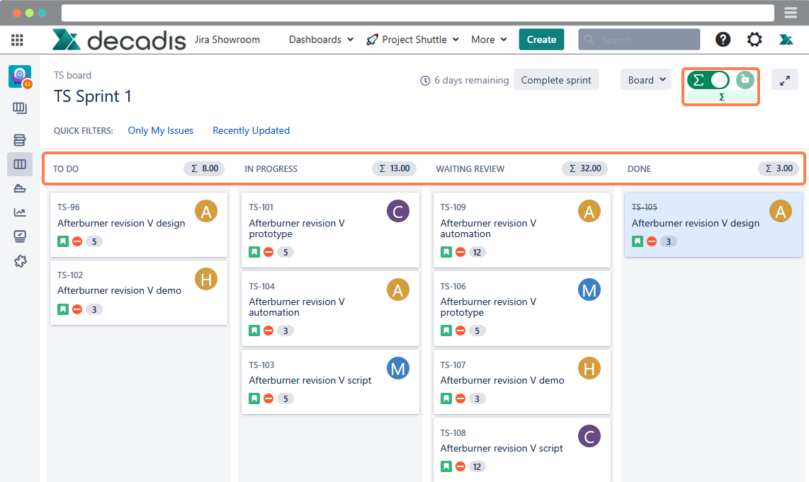 Scrum Borad Swim Lane sum.png