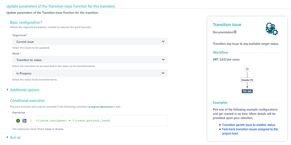 FastTrackTransitionIssuesAssignedToTheProjectLead.png